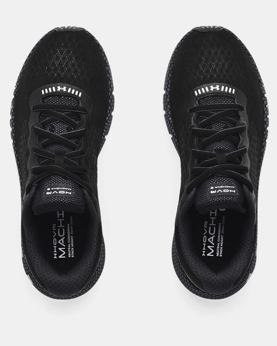 Women's UA HOVR™ Machina 2 Running Shoes, Black, pdpMainDesktop image number 2